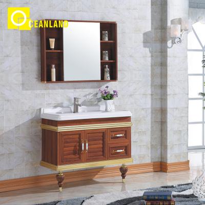 China Hot Sale Modern Classic Bathroom Wall Mounted Bath Vanity Cabinet for sale