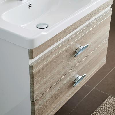 China Modern Cheap American Waterproof Solid Wood Simple Bathroom Cabinet for sale