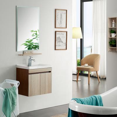 China Modern Cheap Small Bathroom Design Single Drawer Vanity In Foshan for sale