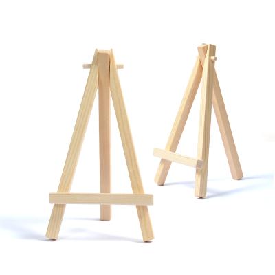 China Painting Easel 5 Inch Wooden Easel Artists Create Mini Tiny Easel Tabletop Easel Set For Kids Study for sale