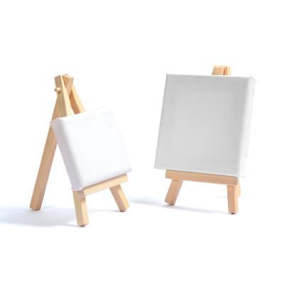 China Mini Solid Wood Desk Easel Art Painting Easel Canvas Panel Easel and Canvas Easel for Study for sale