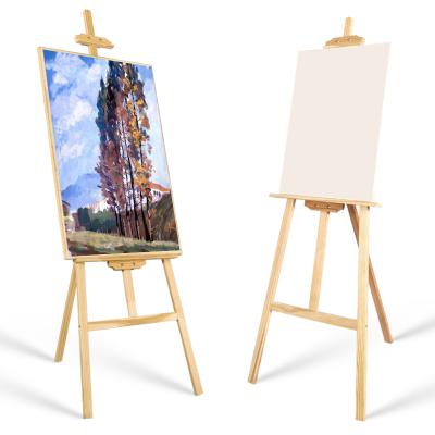 China Easel 175cm Solid Wood Painting Easel For Children To Learn Family Art Sketching Easel Drawing Easel for sale