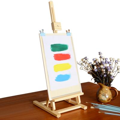 China Portable Foldable Studio Sketch Painting Easel Desk Easel Table Easel Wooden Painting Desk for sale