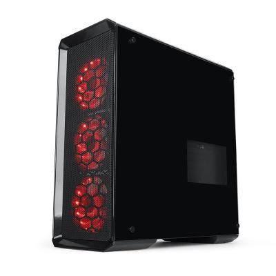 China Black Redragon CG602 CP Gaming Computer Cases Desktop Tempered Glass Cases For Office for sale