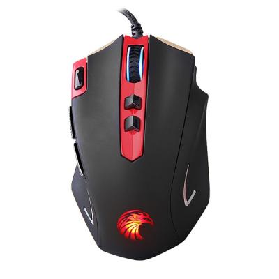 China 3D LED Optical Gaming Mouse 4000 DPI Programmable 8 Buttons Breathing Light Mouse for sale