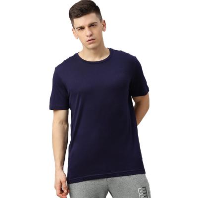 China Wholesale Custom Round Neck Shorts Hot Sale Breathable Sleeves Organic Cotton Custom Mens T-Shirt For Sports for sale