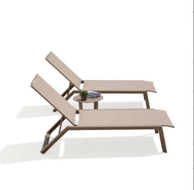 China Modern Modern Aluminum Furniture Sun Sofa Beach Chair Outdoor Lounger for sale