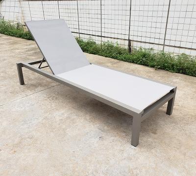 China Morden Modern Outdoor Furniture Aluminum Frame Sun Lounge Chair Lounge Chairs Bed for sale