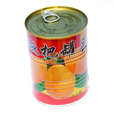 China Organic Food Raw Material Fresh Fruit Hot Sales OEM Sweet Style Sugar Canned Loquat Halves for sale