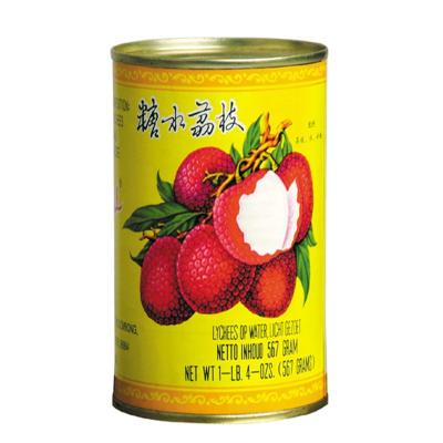 China Wholesale retail sweet boxed tin canned lychee fresh fruit storage packaging lychee canned fruit for sale