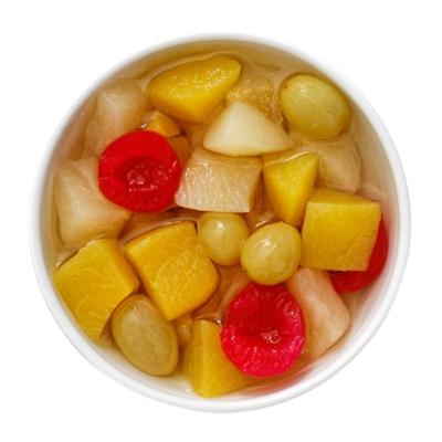 China Yellow Pineapple Healthy Natural Fresh Material Cherry Canned Mix Multiple Fruit Peach Pear Fruit for sale