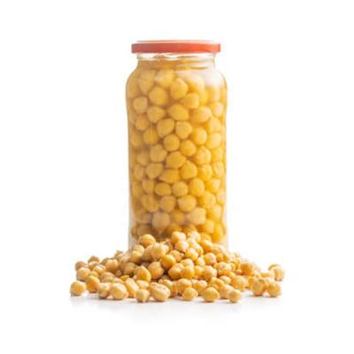 China Canned peas for pizza salad equipment cooking dishes and fresh dishes and delicious canned chick peas for sale