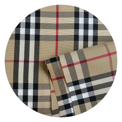 China Water Resistant Yarn Dyed 100% Polyester Fabric Check Oxford Cloth For Garment Bag for sale