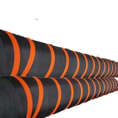 China STS Hose Pipe Double Connectors with NR Orange Spiraled Stripe Cover for sale