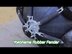 sts operations yokohama rubber fender 3.3m iso17357 standard