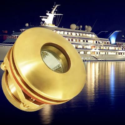 China RGBW DMX512 Aluminum Bronze Marine Underwater Lights For Yachts LED Light Original Manufacturer Bronze Material Underwater OEM for sale