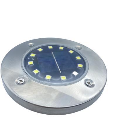 China 201stainless steel lamps 201stainless steel outdoor solar LED flashing light LED battery voltage 1.2V LED underground underground light for sale