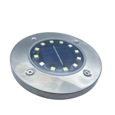 China Outdoor Chrome Color Aluminum Metal Led Underground Light Warm Light SensorLed Underground Light for sale