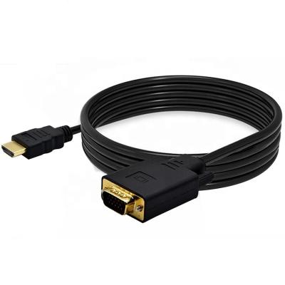 China Hot Selling COMPUTER HDMI to VGA Cable 1m 1.5m 1.8m 2m 3m HDMI Cable to VGA Cable for HDTV Projector for sale