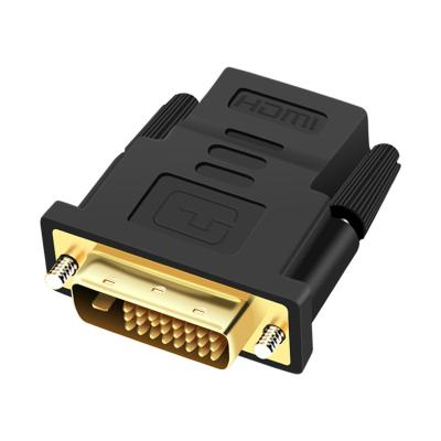 China High Quality HDTV /Projector DVI Male to HDMI Adapter Gold-Plated HDTV LCD Converter Support 1080P for sale