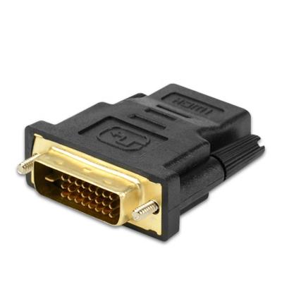 China Hot Selling Gold Plated HDTV /Projector Amazon HDMI to DVI 24+1 Cable Adapter Male to Male Converter for sale