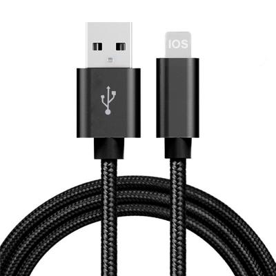 China High Quality Nylon Braided MP3/MP4 Player USB To 8pin Cable Data Charging Cable Quickly To Power On Phones for sale