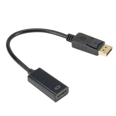 China Wholesale COMPUTER DP Male to Female HDMI Adapter Cable for HDTV Computer Laptop DP to HDMI Cable for sale