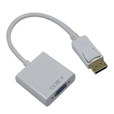 China COMPUTER 250mm DisPlayport to VGA Converter DP Male to VGA Female Auto Recognition of Multiple Resolutions for Laptop for sale