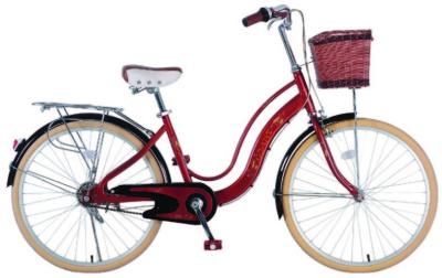 China Tianjin factory 26 inch elegant OL city bIcycle/bicicle for lady with Shimano Nexus 3 inner speed with basket for sale