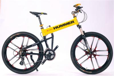 China High grade OEM customized logo Shimano M610 aluminium alloy folding mountain bicycle for travel for sale