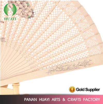 China China Chinese Wooden Foldable Decorative Hand Fans for sale