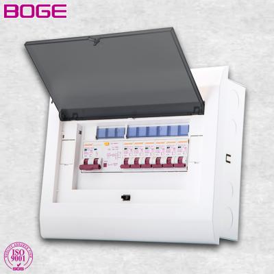 China PC+Metal+Copper BOGE BOYA series 10 way wall power distribution outdoor recessed box mcb electrical box for sale