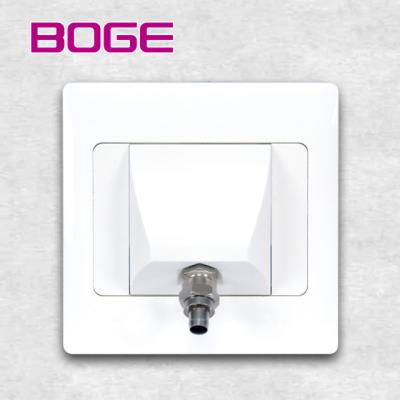 China EU UK USA 16A waterproof flame retardant standard A2 Serie de BOGE flame retardant and waterproof 1 band satellite TV socket for sale