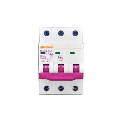 China Nylon+Copper+other Spare Parts BOGE Electrical Breaker 6A 10A 16A 20A 25A 32A 40A 50A 63A 1P 2P 3P 4P Molded Case Circuit Breaker MCB for sale