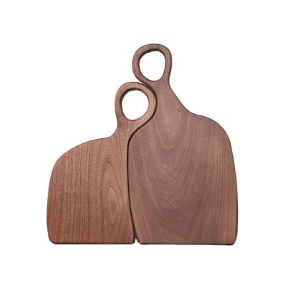 China Couples Essential High Quality Cutting Board Black Walnut Gift Wooden Kitchen Chopper for sale