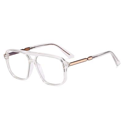 China Fashionable Designer Myopic Style Glasses Big Size Vintage Eyeglasses Frame For Men for sale