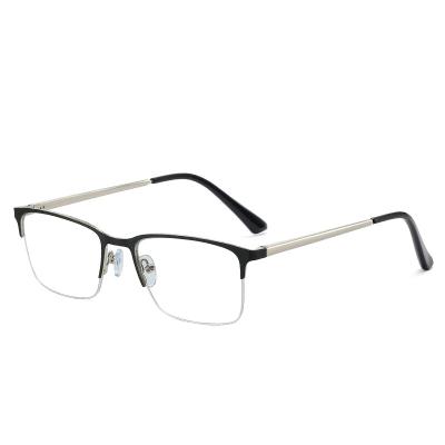 China Fashionable Hot Selling High Quality Half Eyewear Luxury Glasses Frames Metal Rimless Glass Spectacle Frame for sale