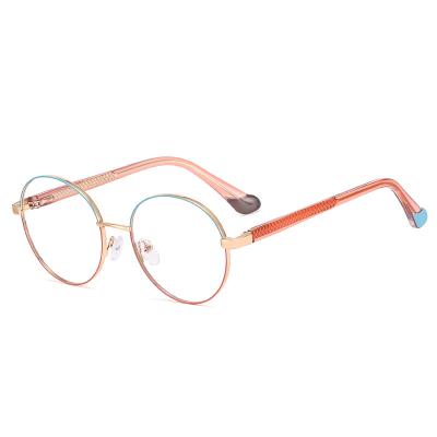 China Wholesale Small Round Metal Optical Frames Eyewear Glasses Design Eye Glasses For Kids for sale