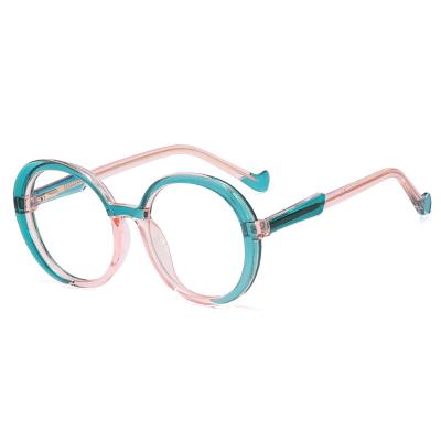 China New Style Flexible Children TR90 Optical Glass Round Eyewear Frames Glasses For Kids for sale