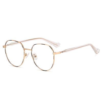 China Small Fashionable Classic Round Metal Optical Frame Eyewear For Kids for sale