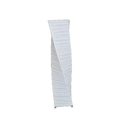 China Modern Spiral Square Folding Paper Floor Lamp for sale