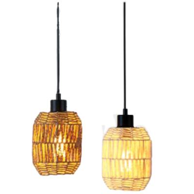 China Hot-selling modern natural rattan pendant lamp for living room for sale