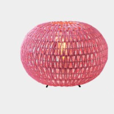 China Modern New-design Natural Rattan Table Lamp For Decoration for sale