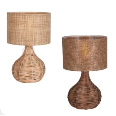 China Modern Natural High Quality Hemp Rope Table Lamp For Living Room for sale