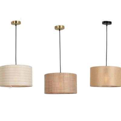 China Hot-selling modern natural rattan pendant lamp for living room for sale