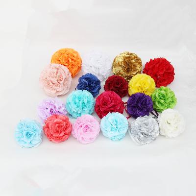 China Decoration Artificial Silk Rose Wedding Flower Ball For Wedding Centerpieces Decoration for sale