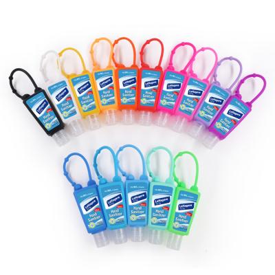 China China OEM 29-30ml Novelty Portable Silicone Perfume Pouch Key Chain Holder Hand Sanitizer Bottles for sale