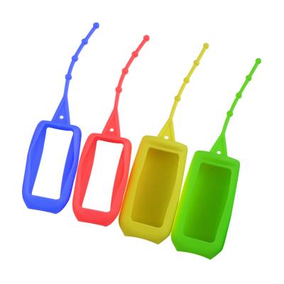 China Agriculture Style 60ML Portable Simple Hand Sanitizer Silicone Bottle Holder for sale