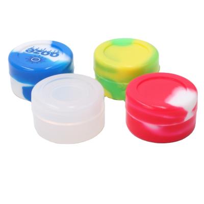 China Wholesale Oil Silicone Smoking Hot Selling Private Label Accessories OEM ODM Viable Shape Silicone Jars Wax Container for sale