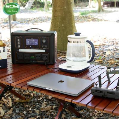 China Type C Solar Power Bank Outdoor Station Generator 500w For Camping Travel for sale